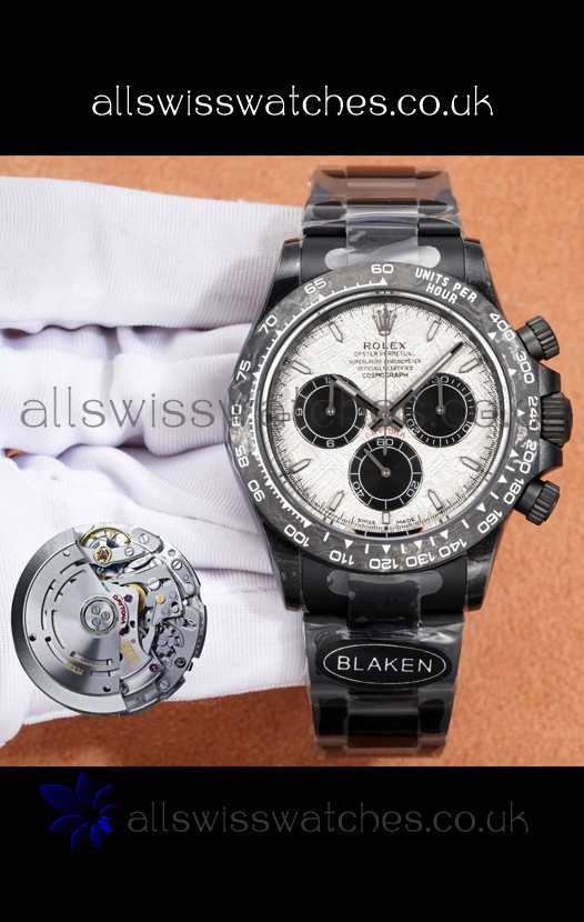 Rolex Daytona Blaken 4131 Movement Meteorite Dial Super Clone Watch 