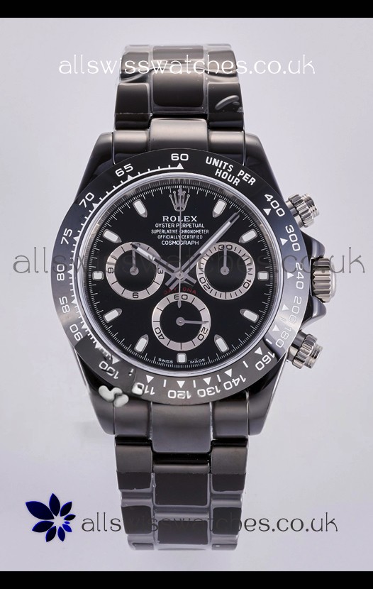 Rolex Daytona AET Black Ceramic 4130 Movment Super Clone Watch 