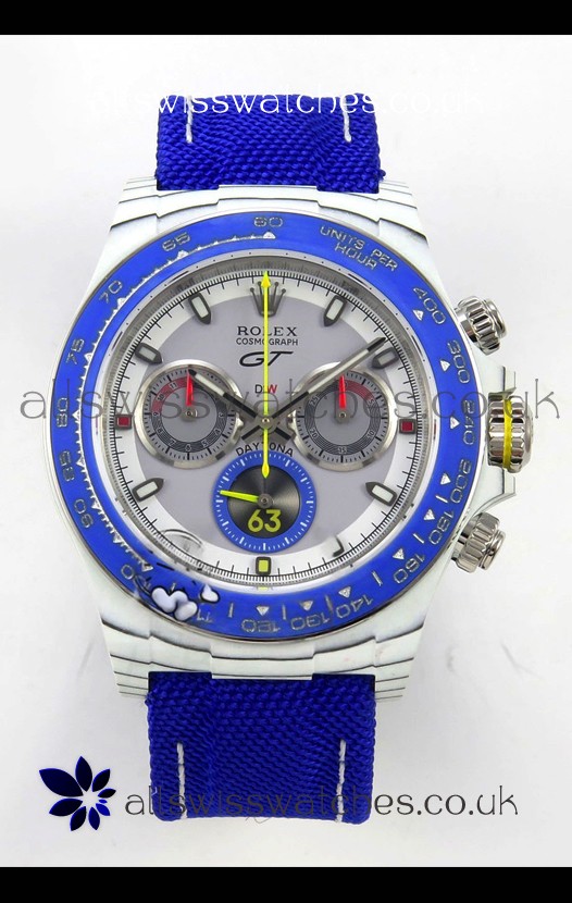 Rolex Daytona DiW Porsche Gt3 White Carbon Super Clone Watch 