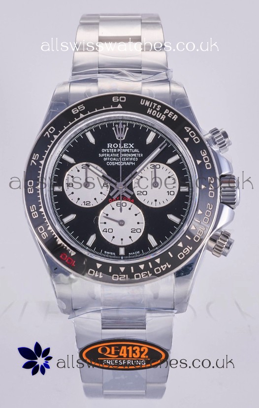 Rolex Daytona 126525 Le Mans White Gold FREE SPRUNG MVMT Super Clone Watch 