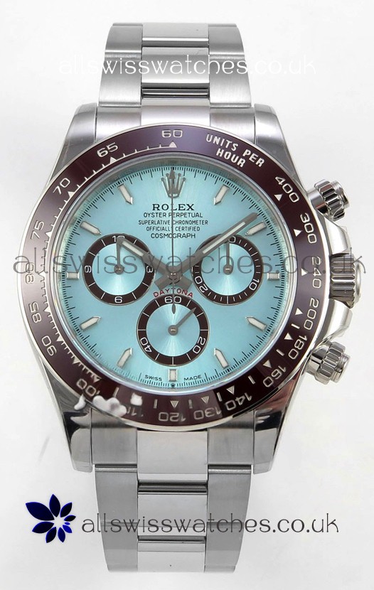 Rolex Daytona 126506 Ice Blue Stick Markers FREE SPRUNG MVMT Super Clone Watch 