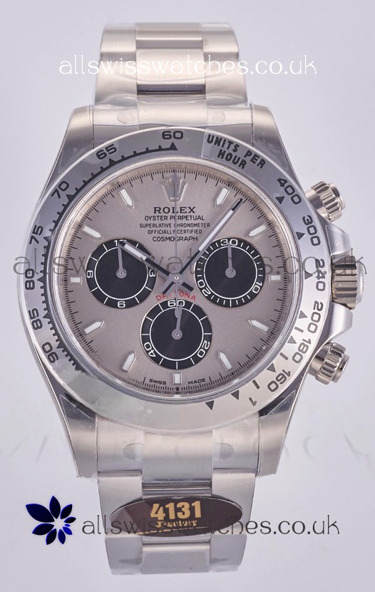 Rolex Daytona 126509 Silver Dial Stick Markers FREE SPRUNG MVMT Super Clone Watch 