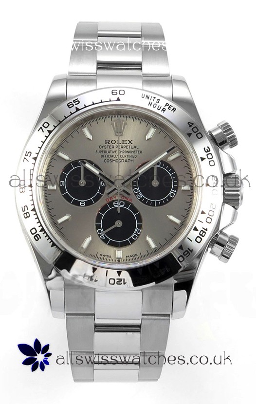 Rolex Daytona 126509 Silver Dial Stick Markers FREE SPRUNG MVMT Super Clone Watch 