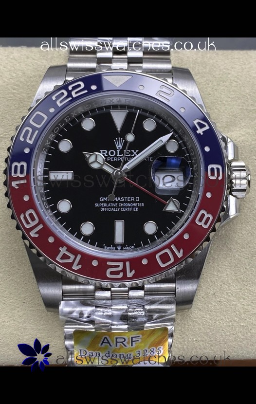 GMT Masters 126710BLRO Pepsi Cal.3285 FREE SPRUNG MVMNT Super Clone 