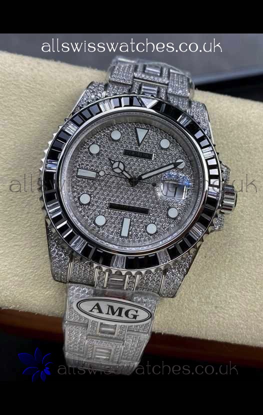 Rolex Submariner 116610 Iced Out Edition 1 Swiss Replica Watch 