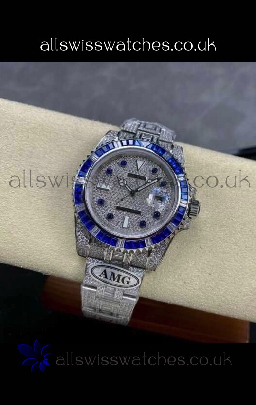 Rolex Submariner 116610 Iced Out Edition 3 Swiss Replica Watch 