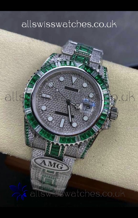 Rolex Submariner 116610 Iced Out Edition 7 Swiss Replica Watch 