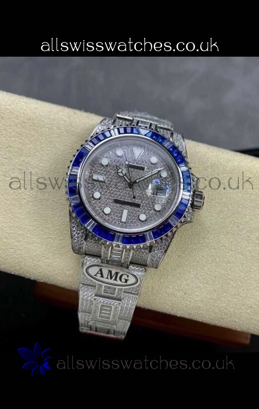Rolex Submariner 116610 Iced Out Edition 13 Swiss Replica Watch 