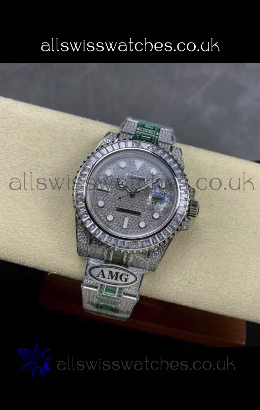 Rolex Submariner 116610 Iced Out Edition 14 Swiss Replica Watch 