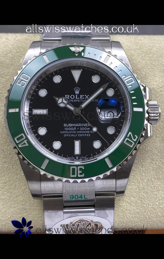 Rolex Submariner 126610LV Kermit FREE SPRUNG MVMNT Super Clone Watch 