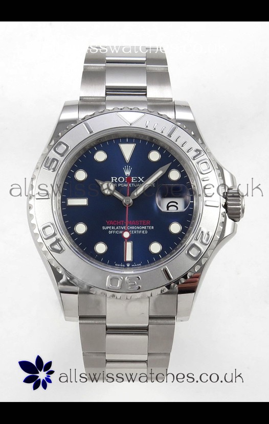 Rolex Yachtmaster 40mm Blue Dial 3235 Movement Blue Dial Superclone Watch 