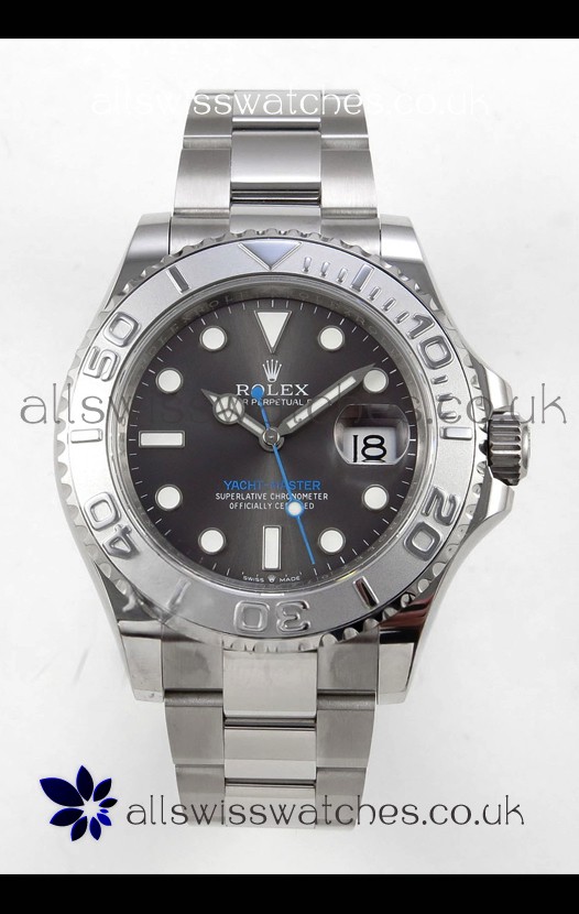 Rolex Yachtmaster 40mm Grey Dial 3235 Movement Blue Dial Superclone Watch 
