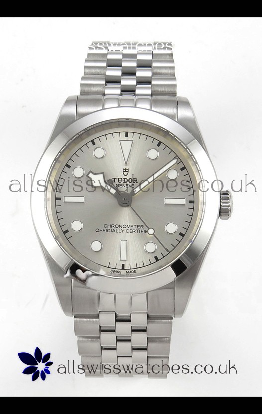 Tudor Black Bay 39MM Silver Dial Super Clone Watch 