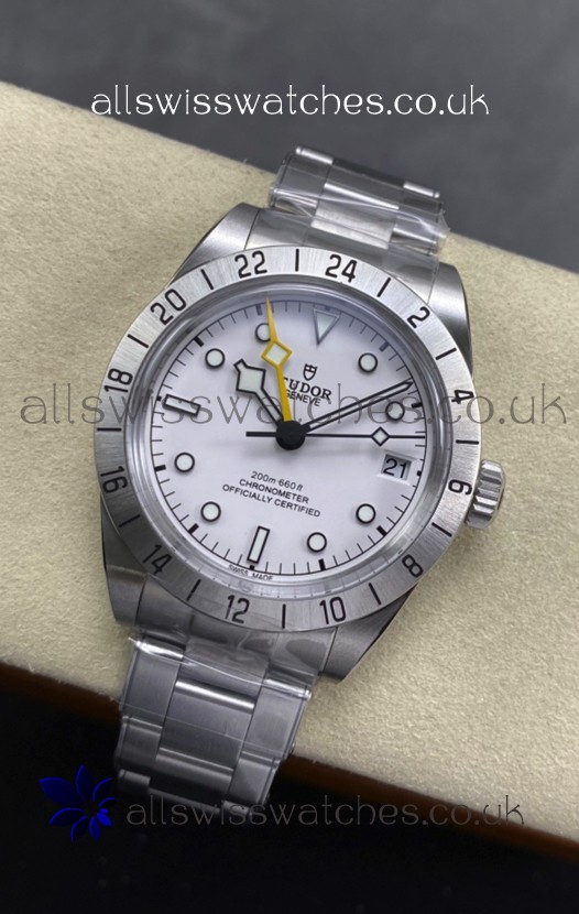 Tudor Black Bay PRO 79470-0004 GMT White Dial Super Clone Watch 