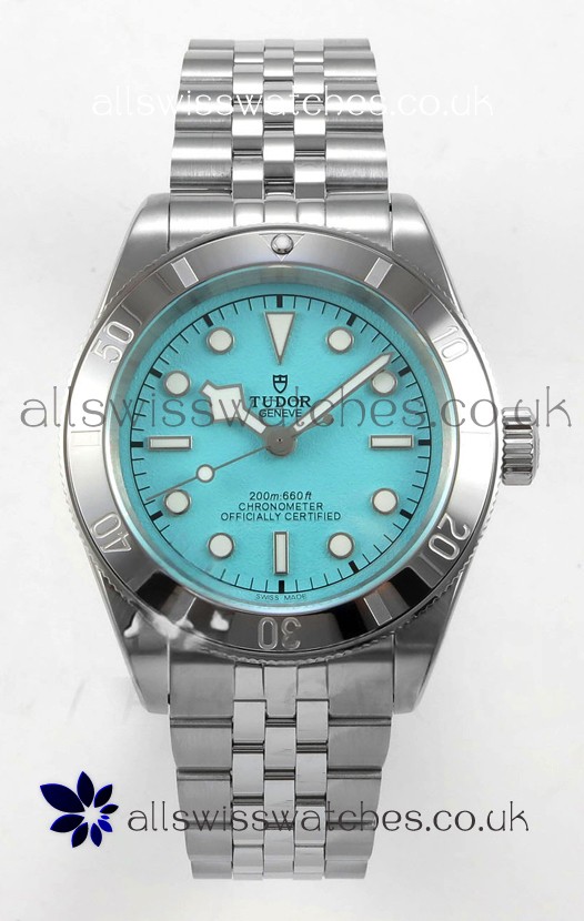 Tudor Black Bay 41 Tiffany Blue Dial Jubilee Super Clone Watch 
