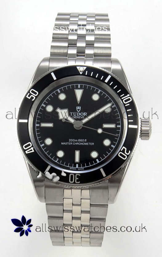 Tudor Black Bay 41 Black Dial and Bezel Jubilee Super Clone Watch 