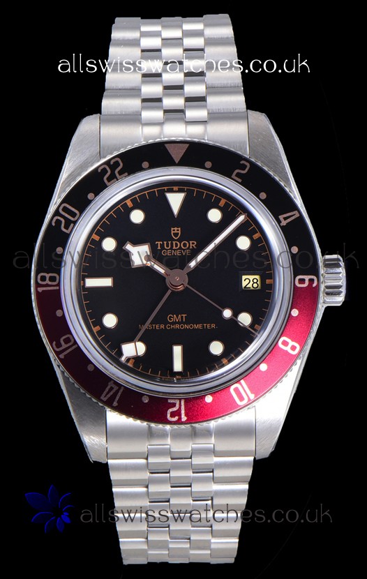 Tudor Black Bay GMT Red Dial Watch Blacl/Red Bezel Jubilee Super Clone Watch 