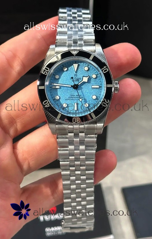 Tudor Black Bay 54 Lagoon Blue Dial 37MM Jubilee Super Clone Watch 