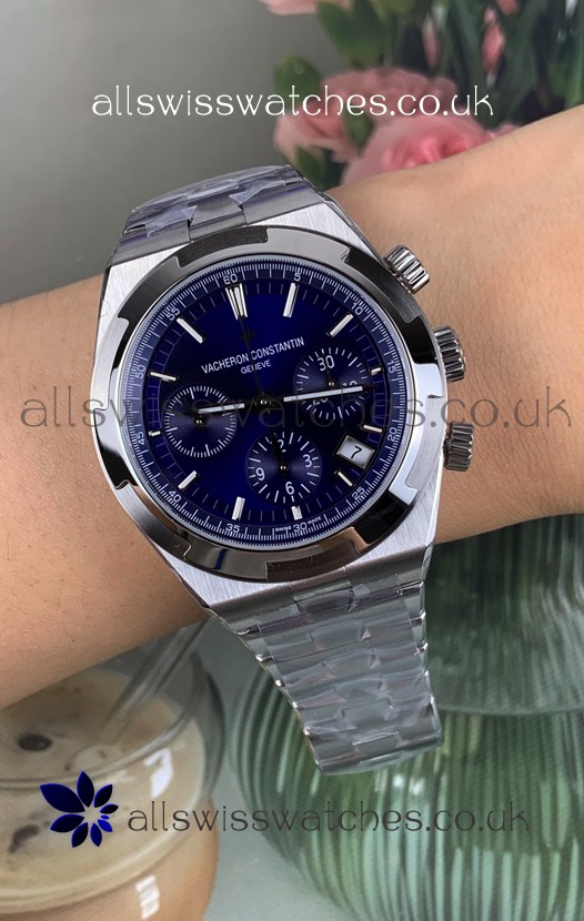 Vacheron Constantin Overseas Chronograph Blue Dial Super Clone Watch 