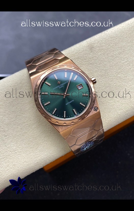 Vacheron Constantin Historiques 222 Rose Gold Green Dial Super Clone Watch 