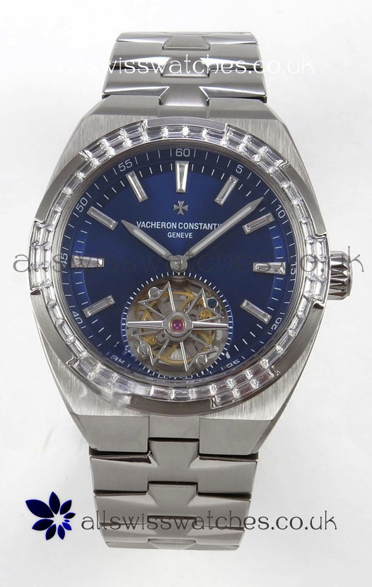 Vacheron Constantin Overseas Tourbillon Stainless Steel Super Clone Watch 