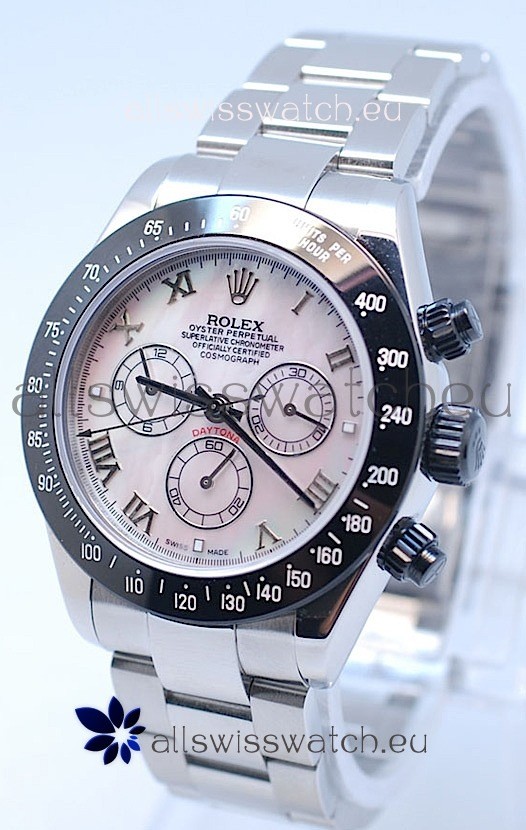 Rolex Project X Daytona Limited Edition Series II Cosmograph MonoBloc Cerachrom Swiss Watch in Pink Pearl Dial