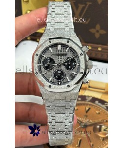 Audemars Piguet Royal Oak Chronograph 26240BC Frosted Grey Dial Super Clone Watch 