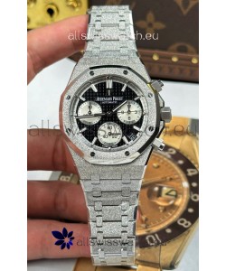 Audemars Piguet Royal Oak Chronograph 26239OR Frosted Black Dial Super Clone Watch 