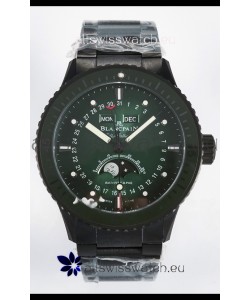 Blancpain Bathyscaphe Ceramic Casing Superclone Watch in Green Dial 