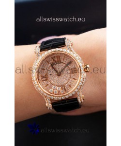 Chopard Happy Diamonds Mossanites Edition Super Clone Quartz Watch