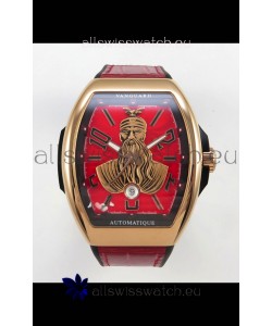 Franck Muller Vanguard Skenderbeu Rose Gold Swiss Replica Watch 