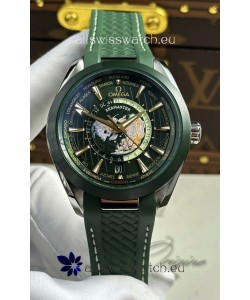 Omega Seamaster Aqua Terra 150M Worldtime Rubber Strap Swiss Replica Watch