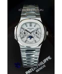 Patek Philippe Nautilus 5740 Perpetual Calendar Stainless Steel White Dial Swiss Replica Watch