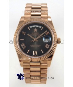 Rolex Day Date Super Clone Ombre Brown Dial 40MM 220 Grams Swiss Replica watch 