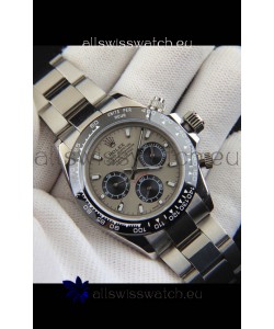 Rolex Daytona Japanese Movement Replica Watch in Grey Dial - Ceramic Bezel 