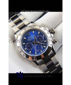 Rolex Daytona Japanese Movement Replica Watch in Blue Dial 