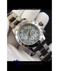 Rolex Daytona Japanese Movement Replica Watch in Mother of Pearl Dial 
