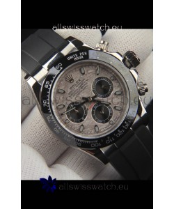 Rolex Daytona Japanese Movement Steel Casing Replica Watch in Meteorite Pattern Dial