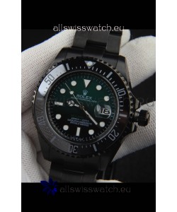 Rolex Sea Dweller Japanese Movement Replica Watch Green Dial 43MM