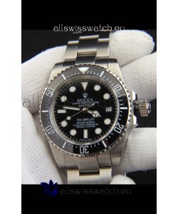 Rolex Sea Dweller Japanese Movement Replica Watch Black Dial 44MM