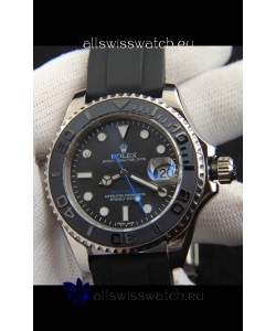 Rolex Yachtmaster Stainless Steel Japanese Replica Watch - 40MM Grey Dial