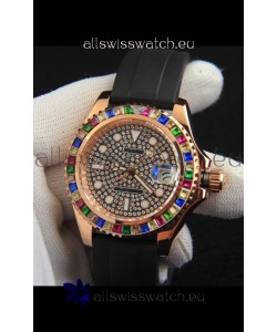 Rolex Yachtmaster Everrose Gold Japanese Replica Watch - 40MM