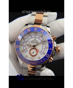 Rolex Yachtmater II Japanese Movement Replica Watch 44M Two Tone Rose Gold