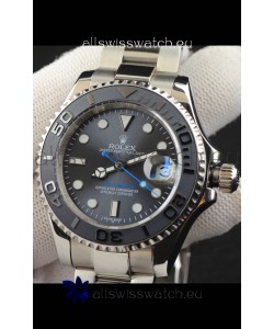 Rolex Yachtmaster Stainless Steel Japanese Replica Watch - 40MM - Grey Dial 