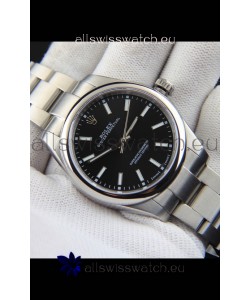 Rolex Oyster Perpetual Japanese Movement Replica Watch 39MM - Black Dial