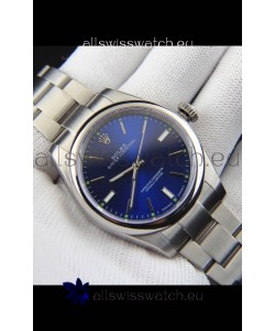 Rolex Oyster Perpetual Japanese Movement Replica Watch 39MM - Blue Dial