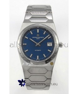 Vacheron Constantin Historiques 222 Super Clone 37MM Steel Casing Watch in Blue Dial