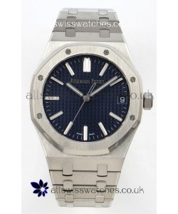 Royal Oak 15510 Blue Dial FREE SPRUNG MVMNT Super Clone Watch 
