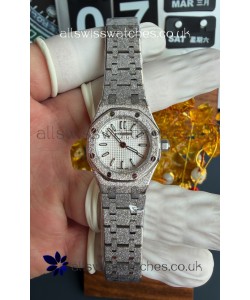 Royal Oak Frosted 67630BC Mini 23MM White Gold Super Clone Watch 