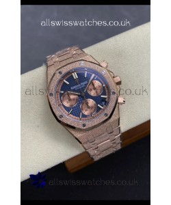 Royal Oak Chrono 26240 Frosted Rose Gold Super Clone Watch